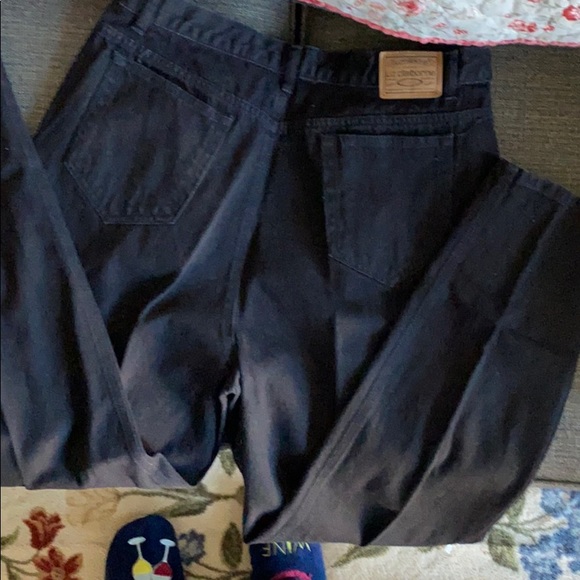 New Black Liz Claiborne Jeans, Size 16 Long - Picture 3 of 3